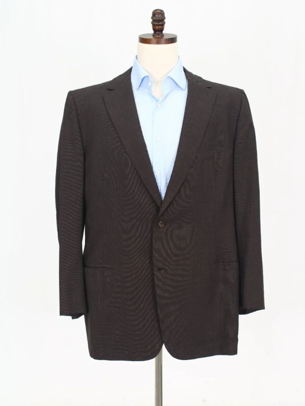 House of Duro 46L 40x31 Brown Full Suit 2-Button Solid R920